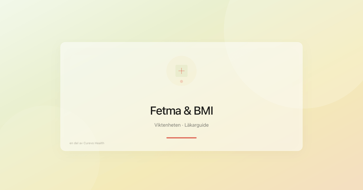 Illustration av BMI-beräkning och kroppens fettfördelning